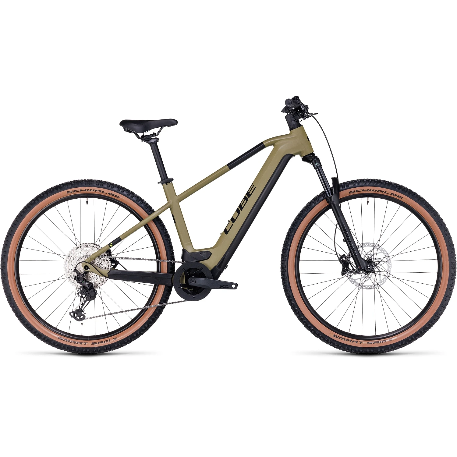 CUBE REACTION HYBRID Race 750 - Electric Mountain Bike - 2023 - Olive / Green 3 CUBE REACTION HYBRID Race 750 - Electric Mountain Bike - 2023 - Olive / Green