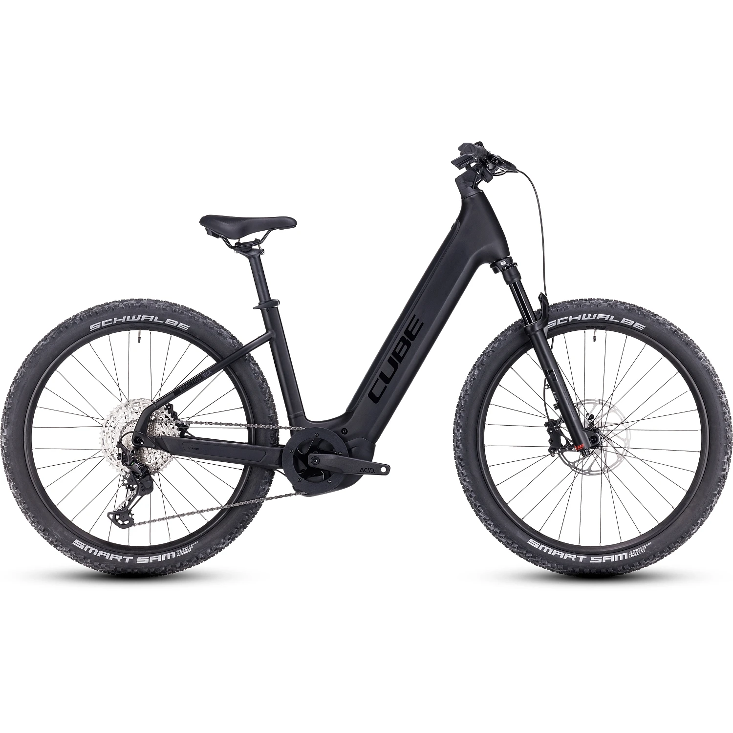 CUBE REACTION HYBRID SLX 750 - 27.5" Easy Entry Electric Mountain Bike - 2023 - Black / Reflex 3 CUBE REACTION HYBRID SLX 750 - 27.5" Easy Entry Electric Mountain Bike - 2023 - Black / Reflex