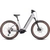 CUBE REACTION HYBRID SLX 750 - 27.5" Easy Entry Electric Mountain Bike - 2023 - Grey / Spectral -Urban Volt Bike Sales reaction hybrid slx easy entry grey spectral 1407606