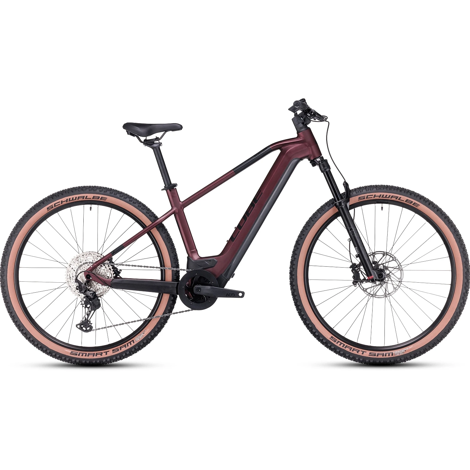 CUBE REACTION HYBRID SLX 750 - Electric Mountain Bike - 2023 - Rubyred / Black 3 CUBE REACTION HYBRID SLX 750 - Electric Mountain Bike - 2023 - Rubyred / Black