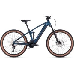 Urban Volt Bike Sales 29 CUBE STEREO HYBRID 120 Race 750 - Electric Mountainbike - 2023 - Petrolblue / Chrome