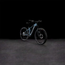 CUBE STEREO HYBRID 140 HPC ABS 750 - Carbon Electric Mountainbike - 2023 - Smaragdgrey / Blue -Urban Volt Bike Sales stereo hybrid 140 hpc abs 750 smaragdgrey blue 3 1460281