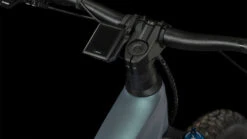 CUBE STEREO HYBRID 140 HPC ABS 750 - Carbon Electric Mountainbike - 2023 - Smaragdgrey / Blue -Urban Volt Bike Sales stereo hybrid 140 hpc abs 750 smaragdgrey blue 5 1460283