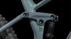 CUBE STEREO HYBRID 140 HPC ABS 750 - Carbon Electric Mountainbike - 2023 - Smaragdgrey / Blue -Urban Volt Bike Sales stereo hybrid 140 hpc abs 750 smaragdgrey blue 7 1460285