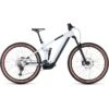 CUBE STEREO HYBRID 140 HPC Pro 750 - Carbon Electric Mountainbike - 2023 - Frostwhite / Grey -Urban Volt Bike Sales stereo hybrid 140 hpc pro frostwhite grey 1368364