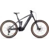 CUBE STEREO HYBRID 160 HPC Race 750 - 27.5" Carbon Electric Mountainbike - 2023 - Grey / Metal