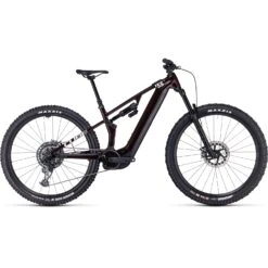 CUBE STEREO HYBRID ONE55 C:68X SLX 750 - 29" Carbon Electric Mountainbike - 2024 - Liquidred / Carbon