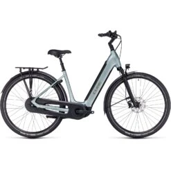 CUBE SUPREME HYBRID EX 625 - Easy Entry Electric Bike - 2023 - Green / Olive