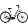 CUBE SUPREME HYBRID ONE 500 - Easy Entry Electric Bike - 2023 - Grey / Grey -Urban Volt Bike Sales supreme hybrid one grey grey 1362242