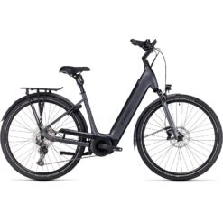 CUBE SUPREME SPORT HYBRID EXC 625 - Easy Entry Electric Bike - 2023 - Graphite / Black