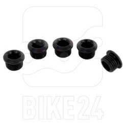 Rotor Chainring Bolt Set CX1 - 5 Pieces - Black