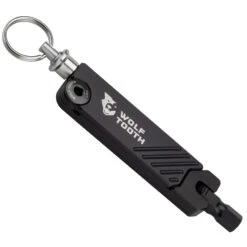 Wolf-tooth Wolf Tooth 6-Bit Hex Wrench Keyring Multitool - Black