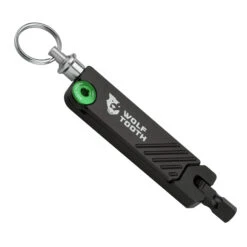 Wolf-tooth Wolf Tooth 6-Bit Hex Wrench Keyring Multitool - Green -Urban Volt Bike Sales wolf tooth 6 bit key grn 01 1443174